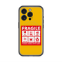 スリムプロテクションプレミアムケース with MagSafe［ FRAGILE Sticker - Yellow ］