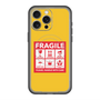 スリムプロテクションプレミアムケース with MagSafe［ FRAGILE Sticker - Yellow ］