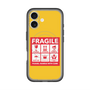 スリムプロテクションプレミアムケース with MagSafe［ FRAGILE Sticker - Yellow ］