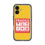 スリムプロテクションプレミアムケース with MagSafe［ FRAGILE Sticker - Yellow ］