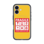 スリムプロテクションプレミアムケース with MagSafe［ FRAGILE Sticker - Yellow ］