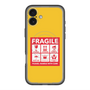 スリムプロテクションプレミアムケース with MagSafe［ FRAGILE Sticker - Yellow ］