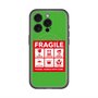 スリムプロテクションプレミアムケース with MagSafe［ FRAGILE Sticker - Green ］