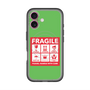 スリムプロテクションプレミアムケース with MagSafe［ FRAGILE Sticker - Green ］