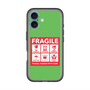 スリムプロテクションプレミアムケース with MagSafe［ FRAGILE Sticker - Green ］