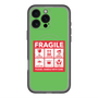 スリムプロテクションプレミアムケース with MagSafe［ FRAGILE Sticker - Green ］