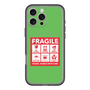スリムプロテクションプレミアムケース with MagSafe［ FRAGILE Sticker - Green ］