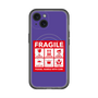 スリムプロテクションプレミアムケース with MagSafe［ FRAGILE Sticker - Purple ］