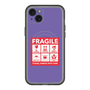 スリムプロテクションプレミアムケース with MagSafe［ FRAGILE Sticker - Purple ］