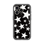 スリムプロテクションプレミアムケース with MagSafe［ Stars - Black ］