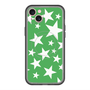 スリムプロテクションプレミアムケース with MagSafe［ Stars - Green ］