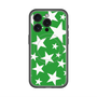 スリムプロテクションプレミアムケース with MagSafe［ Stars - Green ］