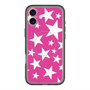 スリムプロテクションプレミアムケース with MagSafe［ Stars - Pink ］