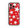 スリムプロテクションプレミアムケース with MagSafe［ Stars - Red ］