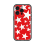 スリムプロテクションプレミアムケース with MagSafe［ Stars - Red ］