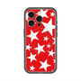 スリムプロテクションプレミアムケース with MagSafe［ Stars - Red ］