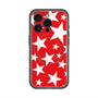 スリムプロテクションプレミアムケース with MagSafe［ Stars - Red ］