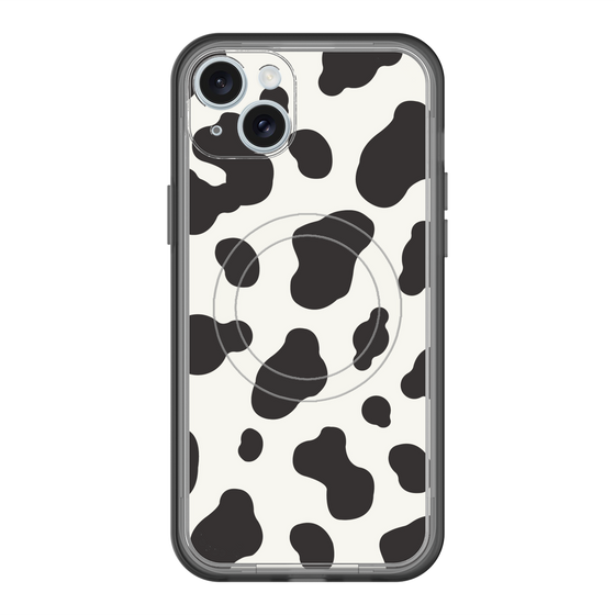 スリムプロテクションプレミアムケース with MagSafe［ Cow - White ］