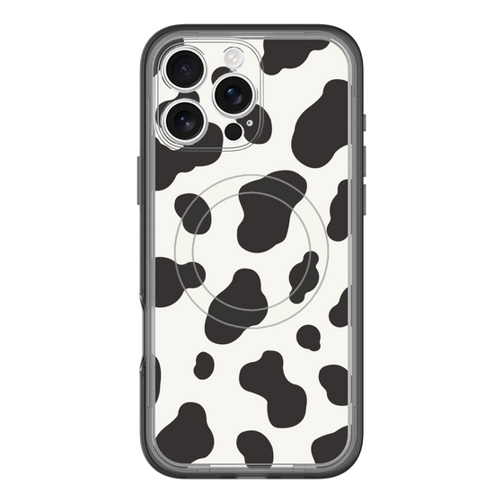 スリムプロテクションプレミアムケース with MagSafe［ Cow - White ］