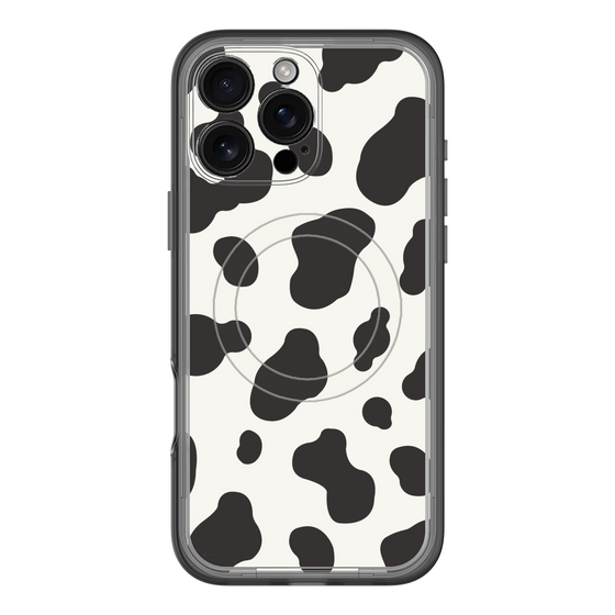 スリムプロテクションプレミアムケース with MagSafe［ Cow - White ］