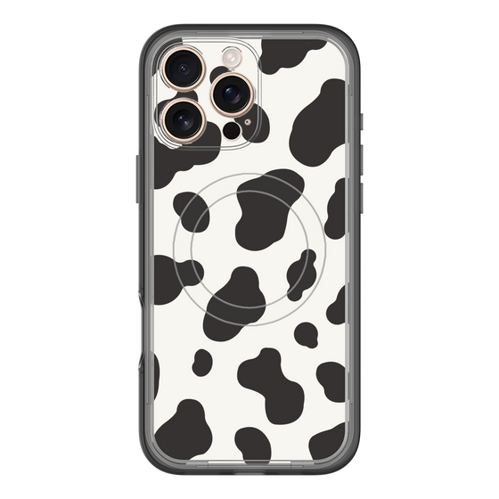 スリムプロテクションプレミアムケース with MagSafe［ Cow - White ］