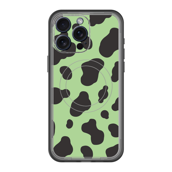 スリムプロテクションプレミアムケース with MagSafe［ Cow - Green ］