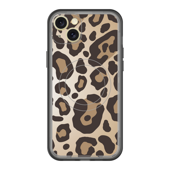 スリムプロテクションプレミアムケース with MagSafe［ Leopard - Yellow ］