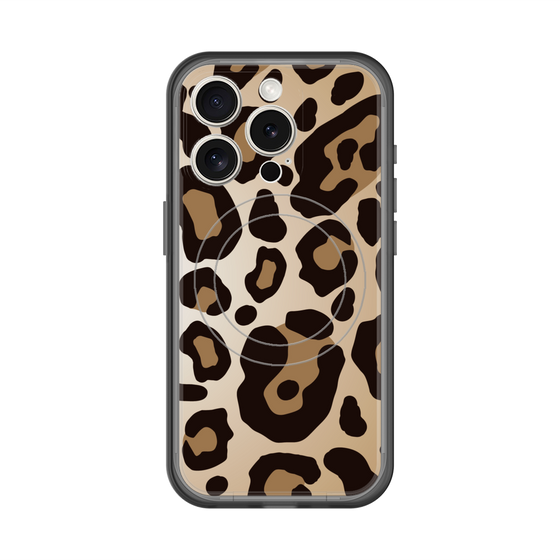 スリムプロテクションプレミアムケース with MagSafe［ Leopard - Yellow ］