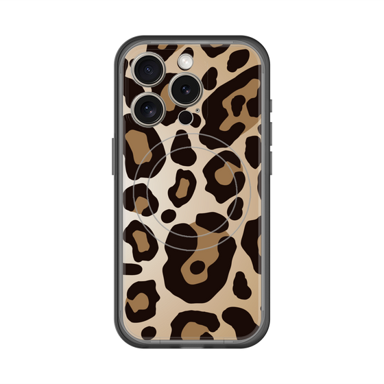 スリムプロテクションプレミアムケース with MagSafe［ Leopard - Yellow ］