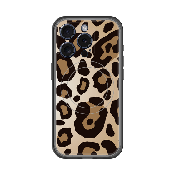 スリムプロテクションプレミアムケース with MagSafe［ Leopard - Yellow ］