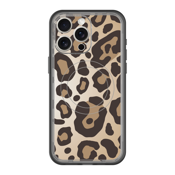スリムプロテクションプレミアムケース with MagSafe［ Leopard - Yellow ］