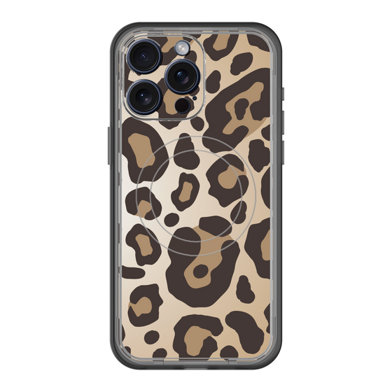 スリムプロテクションプレミアムケース with MagSafe［ Leopard - Yellow ］