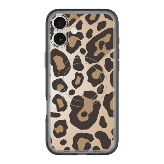 スリムプロテクションプレミアムケース with MagSafe［ Leopard - Yellow ］