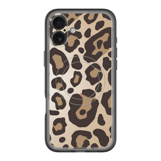 スリムプロテクションプレミアムケース with MagSafe［ Leopard - Yellow ］