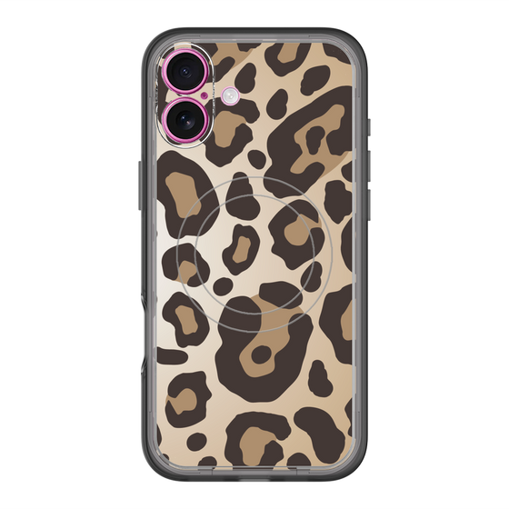 スリムプロテクションプレミアムケース with MagSafe［ Leopard - Yellow ］