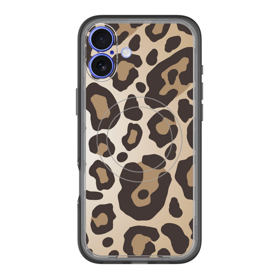 スリムプロテクションプレミアムケース with MagSafe［ Leopard - Yellow ］
