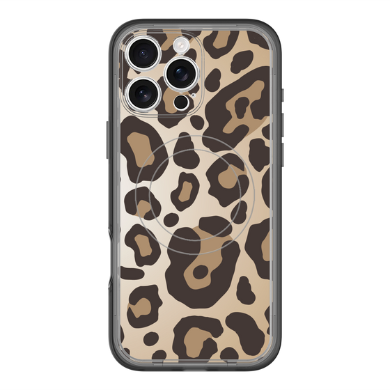 スリムプロテクションプレミアムケース with MagSafe［ Leopard - Yellow ］