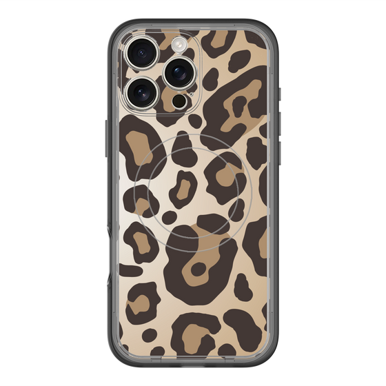 スリムプロテクションプレミアムケース with MagSafe［ Leopard - Yellow ］