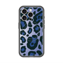 スリムプロテクションプレミアムケース with MagSafe［ Leopard - Blue ］