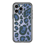 スリムプロテクションプレミアムケース with MagSafe［ Leopard - Blue ］