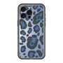 スリムプロテクションプレミアムケース with MagSafe［ Leopard - Blue ］