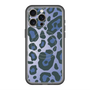 スリムプロテクションプレミアムケース with MagSafe［ Leopard - Blue ］