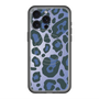 スリムプロテクションプレミアムケース with MagSafe［ Leopard - Blue ］