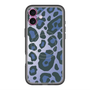 スリムプロテクションプレミアムケース with MagSafe［ Leopard - Blue ］