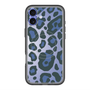 スリムプロテクションプレミアムケース with MagSafe［ Leopard - Blue ］