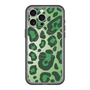 スリムプロテクションプレミアムケース with MagSafe［ Leopard - Green ］