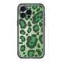 スリムプロテクションプレミアムケース with MagSafe［ Leopard - Green ］