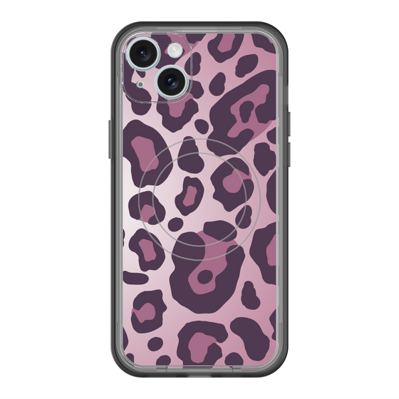 スリムプロテクションプレミアムケース with MagSafe［ Leopard - Pink ］