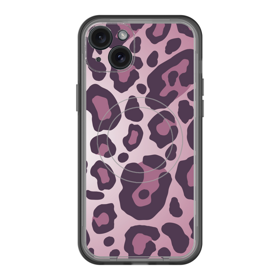 スリムプロテクションプレミアムケース with MagSafe［ Leopard - Pink ］
