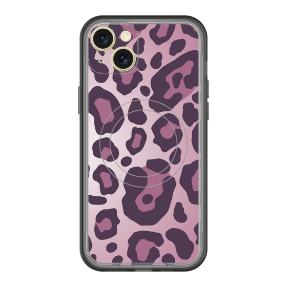 スリムプロテクションプレミアムケース with MagSafe［ Leopard - Pink ］